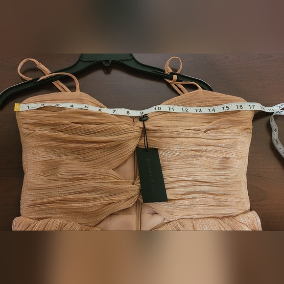 Gianni Bini Womens Grace Sweetheart Neckline Cut Out Tiered Maxi Dress - Picture 5 of 6